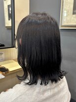 アルター(aL ter)&nbsp;【ブルーブラック】くびれヘア/アプリコットオレンジ中島