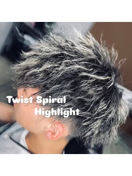 レガリア 北花田店(Regalia) 大人気スタイルの組み合わせ　ツイスパハイライト