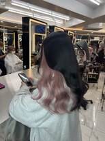 ラピス 渋谷本店(Lapis) インナーカラー/シールエクステ/髪質改善/ピンクラベンダー