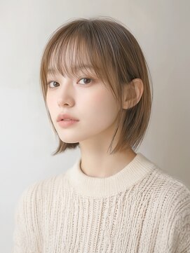 リベイル(LIVEIL) グレージュ/大人ガーリーボブ/ダークアッシュ