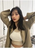 暗髪スタイル