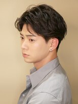 アース 溝の口店(HAIR&MAKE EARTH) メンズセンターパート清潔感ビジネス好感度モテ髪