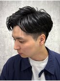 束感ショート×ツーブロック刈り上げで清潔感UP