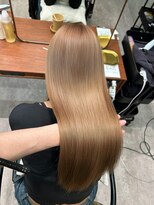 モク 立川(moc)&nbsp;韓国風レイヤーカットブリーチダブルカラー前髪