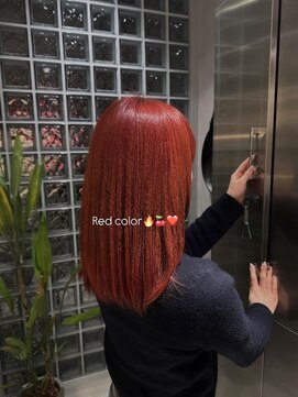 インク バイ アルテフィーチェ 甲子園口(ink by artefice) レッドカラー