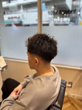 メンズヘア ササキ(sasaki) ローフェードスパイキーショート新宿