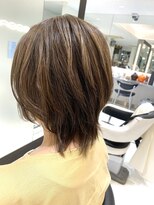 イメージア 溝の口店(IMAGE A)&nbsp;ハイライトショートウルフ@20代30代40代50代