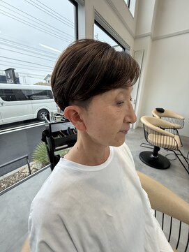 バーチミシマ(BIRCH mishima) 大人刈り上げショート&白髪ぼかし/圧倒的技術のショートヘア