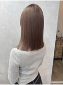 【結べるボブ】透明感ベージュ
