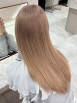 ツキ 横浜店(tuki) 横浜で叶えるミルクティーベージュロング