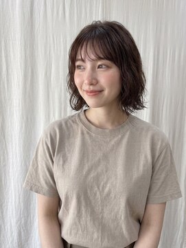 ココカラヘアー ニコ(cococara hair nico) ボブパーマ/グレージュカラー