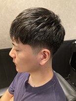 ブロートーキョー 有楽町店(Bro Tokyo)&nbsp;メンズショートマッシュナチュラルカラーテーパーフェード