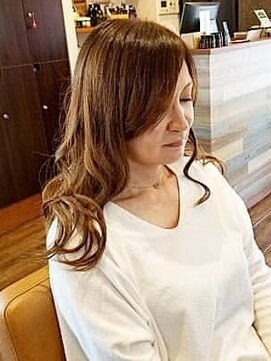 ヘアーメイク コラソン(hair make corazon) 似合わせカットメルティカラー着物フェミニンロング