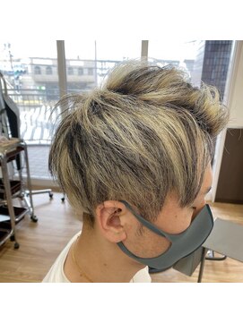 ルシード スタイル レクラ 栄生店(L'UCIDO STYLE L'eclat) メリハリハイトーン　[プラチナカラー]