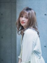 ナルヘアー(nalu hair)&nbsp;【二俣川】　ミディアム／透明感／ハイライト／ブリーチ