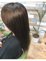 ハウオリ ヘアーワークス(Hauoli hair works)&nbsp;トーンダウン☆インディゴベージュ