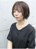 天神【BIRTH】外巻きパーマ×ふわふわショート×ボブ