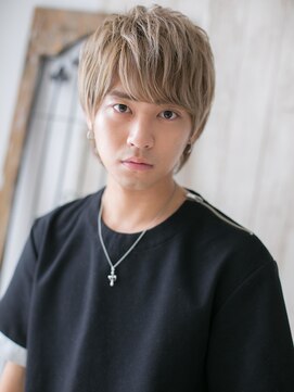 モッズヘアメン 札幌月寒店(mod's hair men) ≪mod's men≫モテ髪のハイトーンメッシュカラーミニウルフf