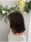 伸ばしかけの方にオススメ☆ゆるふわパーマ