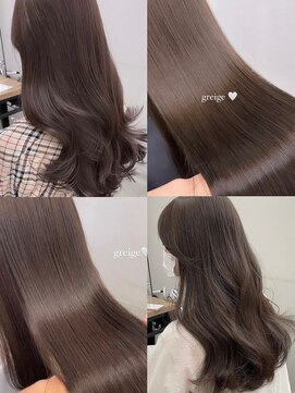 フォンズ(FONS) うるうる艶カラー*表参道グレージュラベンダーカラー髪質改善