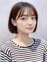 ピリオド(period.)&nbsp;小顔ヘア/切りっぱなしボブ/ナチュラルボブ