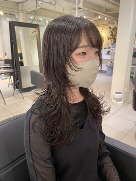 アクアオモテサンドウ(ACQUA omotesando) *ロングウルフレイヤーカット!くびれウルフハイレイヤーカット