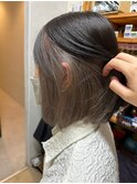インナーカラー×グレージュ【TELAHAIRユーカリが丘】