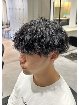 エイト 上野店(EIGHT ueno) 強め波巻きパーマ×刈り上げマッシュ【EIGHT上野 宮脇】