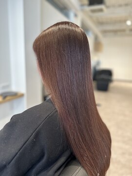 ウェル(WEL) サラ艶ロング ×こっくりピンクブラウン