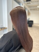 ウェル(WEL) サラ艶ロング ×こっくりピンクブラウン