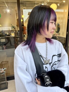 ラック 津田沼(LUCK) パープルインナーカラー