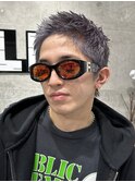 メンズスパイキーショートハイトーンダブルカラーケアブリーチ
