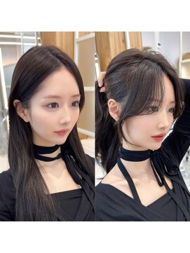 アフロートリノ(AFLOAT Leino) 大人可愛い顔まわり前髪なし　フェイスレイヤーくびれヘア