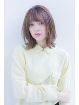 ラフ フロム ガーデン(Laf from GARDEN)&nbsp;【寺尾拓巳】大人かわいいグレージュ透明感ひし形ミディアム