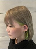 【Lee京橋】ボブ×インナーカラー
