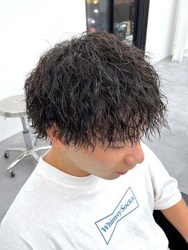 ノイセル 心斎橋(Noisyle) guest snap 前下がりマッシュウルフ×ツイストスパイラル