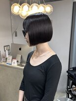 エトラ 渋谷店(etora)&nbsp;after→Before※右スワイプ小顔◎ネビージュ ミニボブ前髪