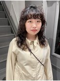 ゆるふわ大人可愛い♪20代30代ロングパーマ顔まわりレイヤー
