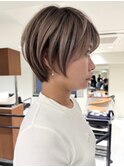 ハイライトバレイヤージュダブルカラーケアブリーチ20代30代