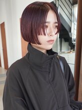 キーダ(KEEDA) ラインボブ/モードボブ/ショートボブ/レッドカラー