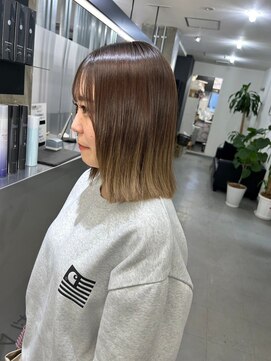 キング 枚方店(K!ng) 縮毛矯正髪質改善ハイライトレイヤーカット枚方美容室エクステ