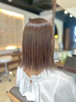 ヘアリゾート粋 ティガ 池袋店(tiga) 切りっぱなしミディ/ナチュラルライトブラウン