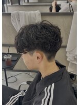 エッジ(EDGE)&nbsp;大分メンズ刈り上げマッシュシャドウパーマスタイル