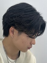 フィフスパーク(fifth PARK) 渋谷フェザーパーマセンターパートフェザーショート刈り上げ