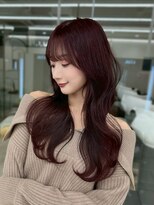 コア 銀座(COA) 赤カラー、レイヤーカット