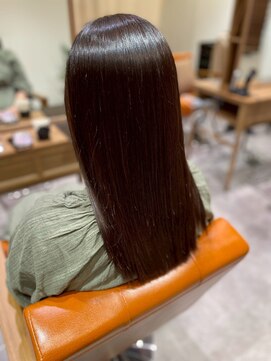 エミュー 大船店(emue) 大船オリーブベージュグレージュ髪質改善カラーブラウンカラー◆