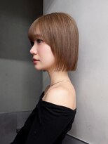 アイティーバイアルバム 下北沢店(IT by ALBUM) 顔周りレイヤーボブ前髪カット大人ガーリー _ba574711