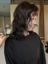 ロールアップスリーブス(ROLL UP SLEEVES) dry perm / sheerblack