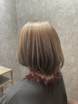 ブランカヘアー 刈谷(BLANCA HAIR)&nbsp;デザインカラー／インナーカラー／ボブウルフ