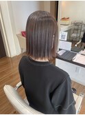 切りっぱなしボブ